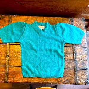 J. Lincoln teal blue sweater - small